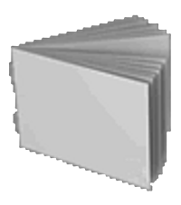 Broschüre mit Drahtheftung, Endformat DIN A6 quer, 128-seitig