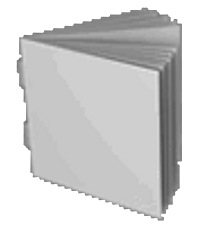 Broschüre mit Drahtheftung, Endformat Quadrat 10,5 cm x 10,5 cm, 128-seitig