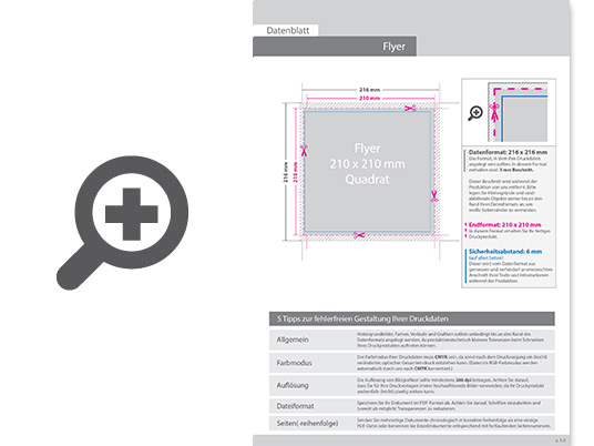 Product Bild flyer_quadrat_21_0_cm_x_21_0_cm__einseitig_bedruckt